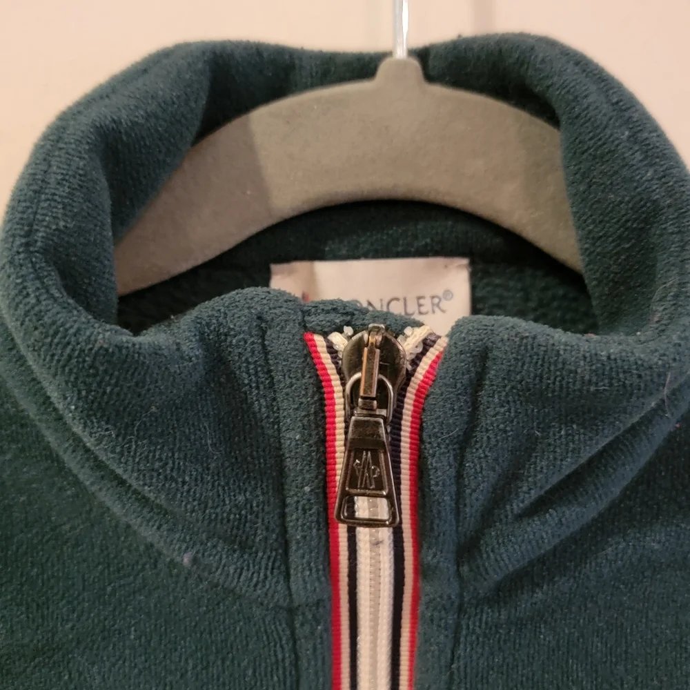 Moncler infant kids size 3y fleece zip up size 3 green